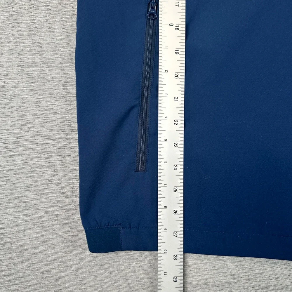 FootJoy 1/4 Zip Golf Pullover Mens Navy Blue Large Navy Blue Performance Jacket
